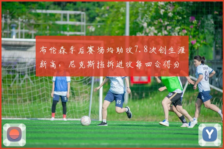 布伦森季后赛场均助攻7.8次创生涯新高,尼克斯挡拆进攻每回合得分1.12分
